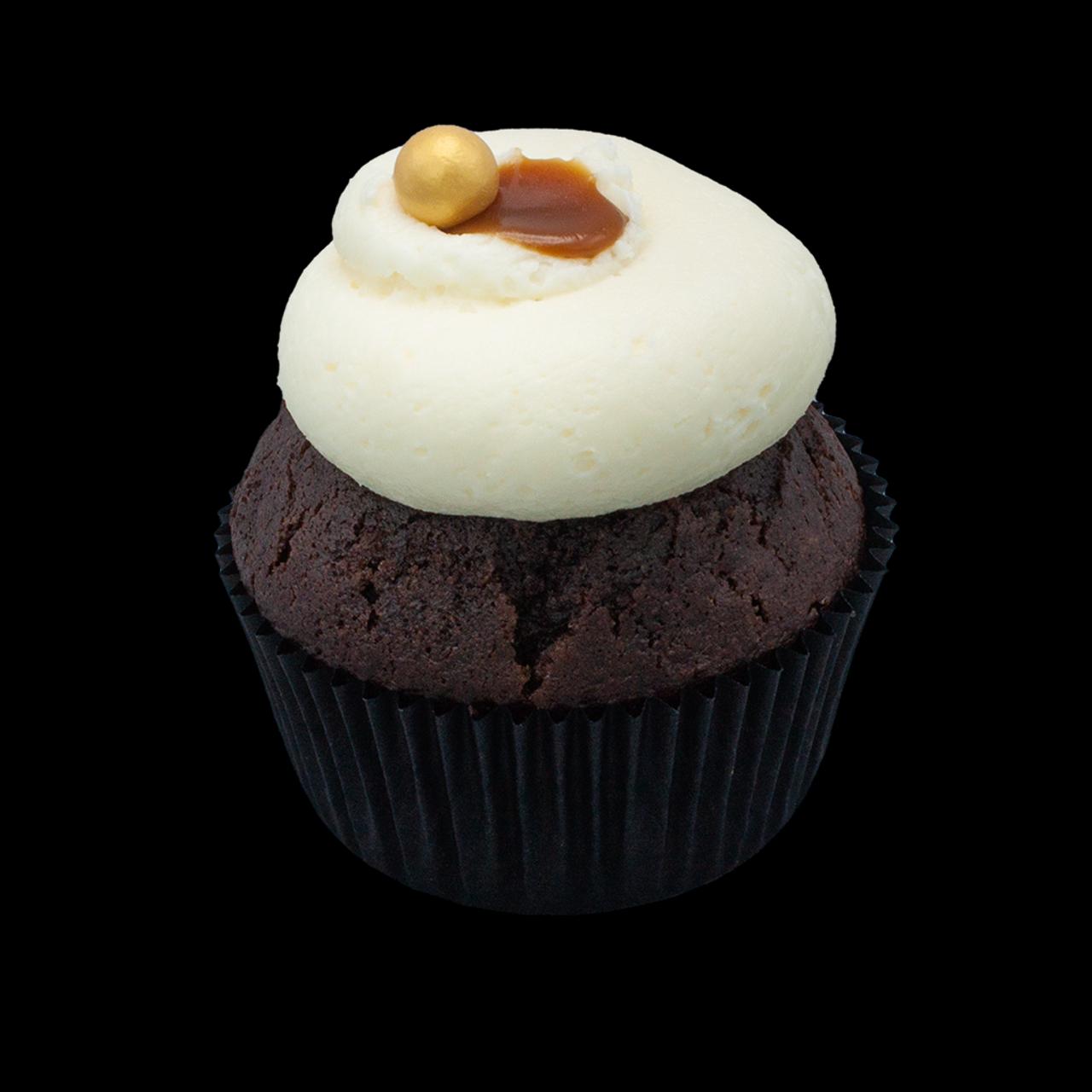 Salt karamell cupcake