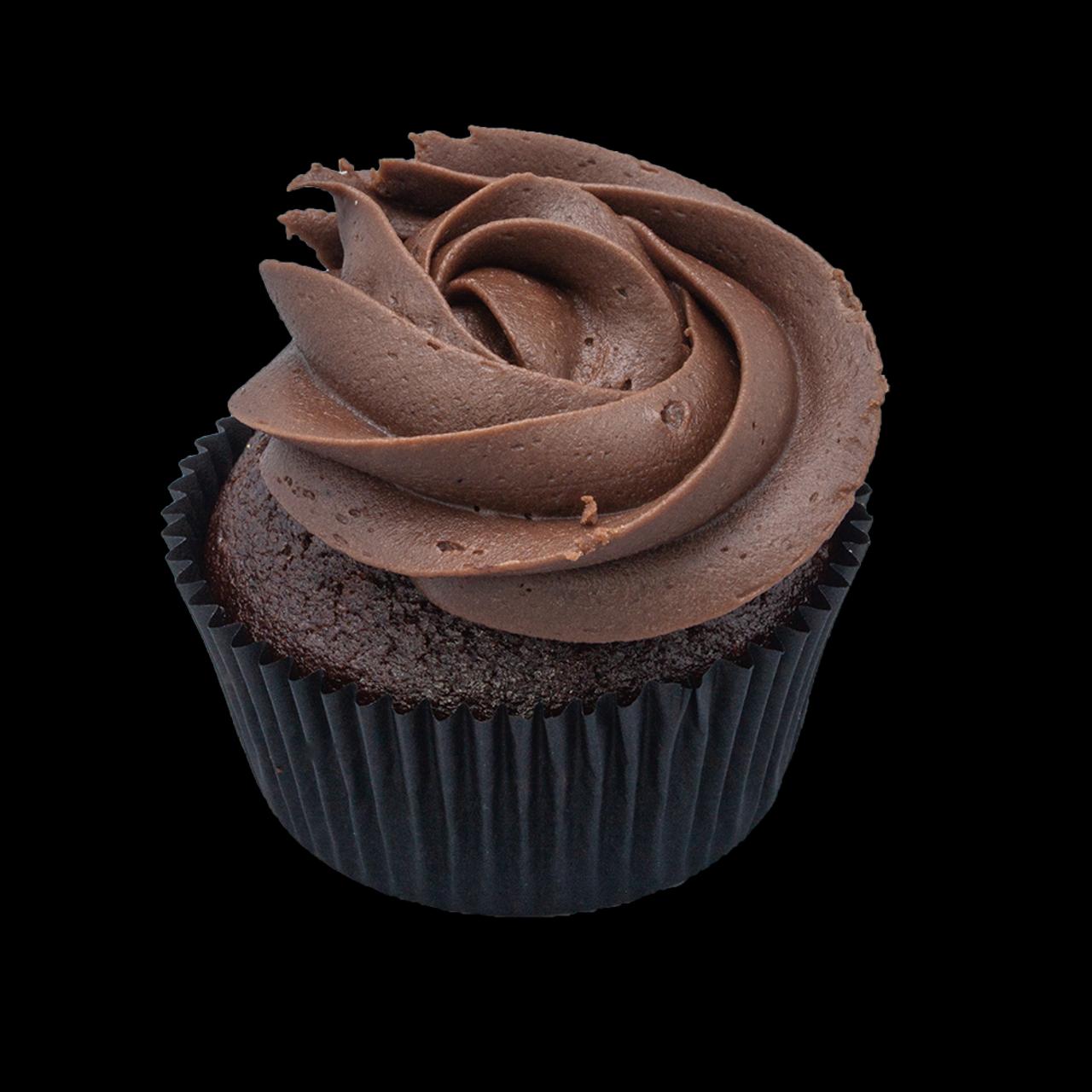 Dobbel sjokolade cupcake