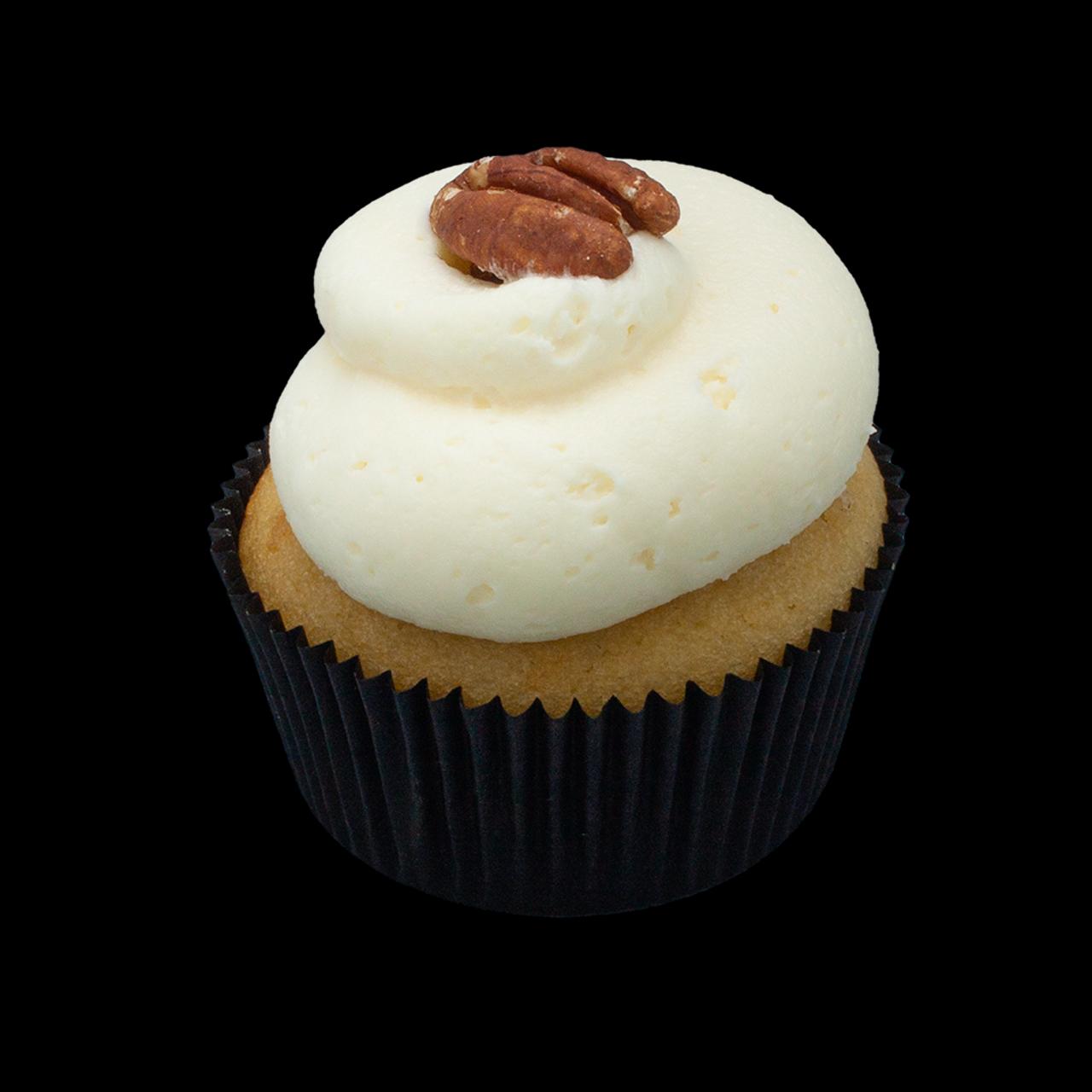 Maple & pecan cupcake