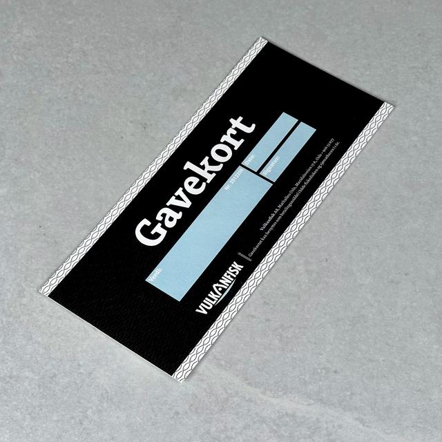 Gavekort Vulkanfisk