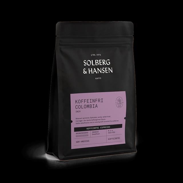 Koffeinfri Colombia - Inza (espresso)