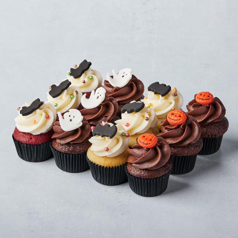 12 mini cupcakes Halloween