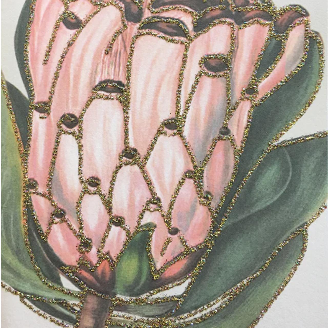 Kort med Protea