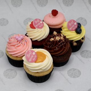 6 cupcakes Mother's Day / Morsdag