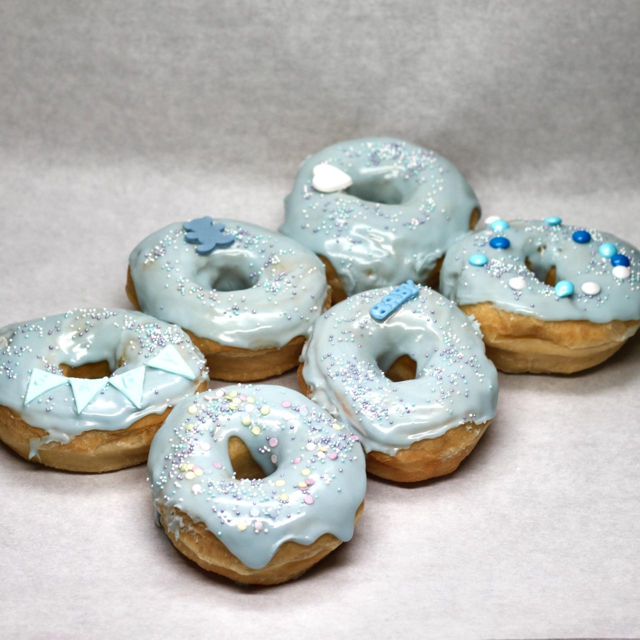Donuts baby blå