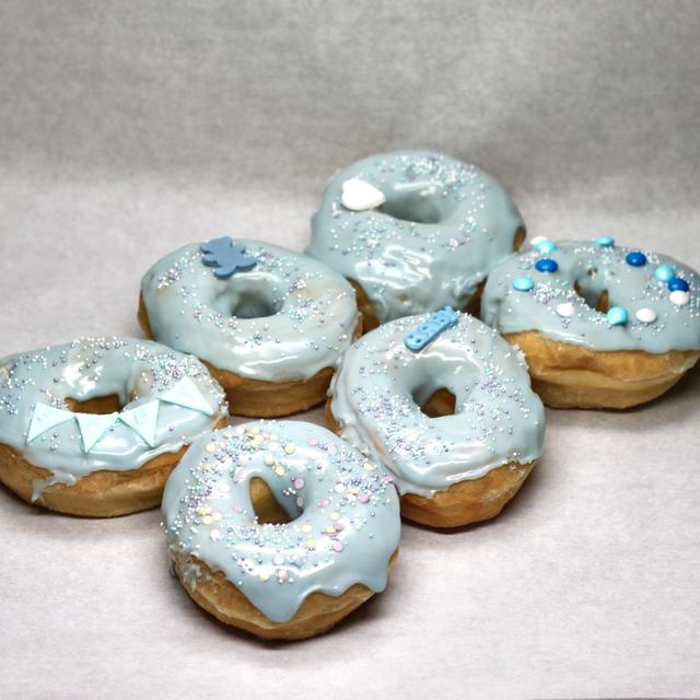 Donuts baby blå