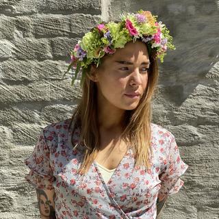 Blomsterkrans til hodet🌼