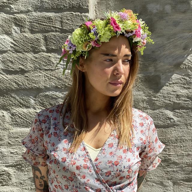 Blomsterkrans til hodet🌼