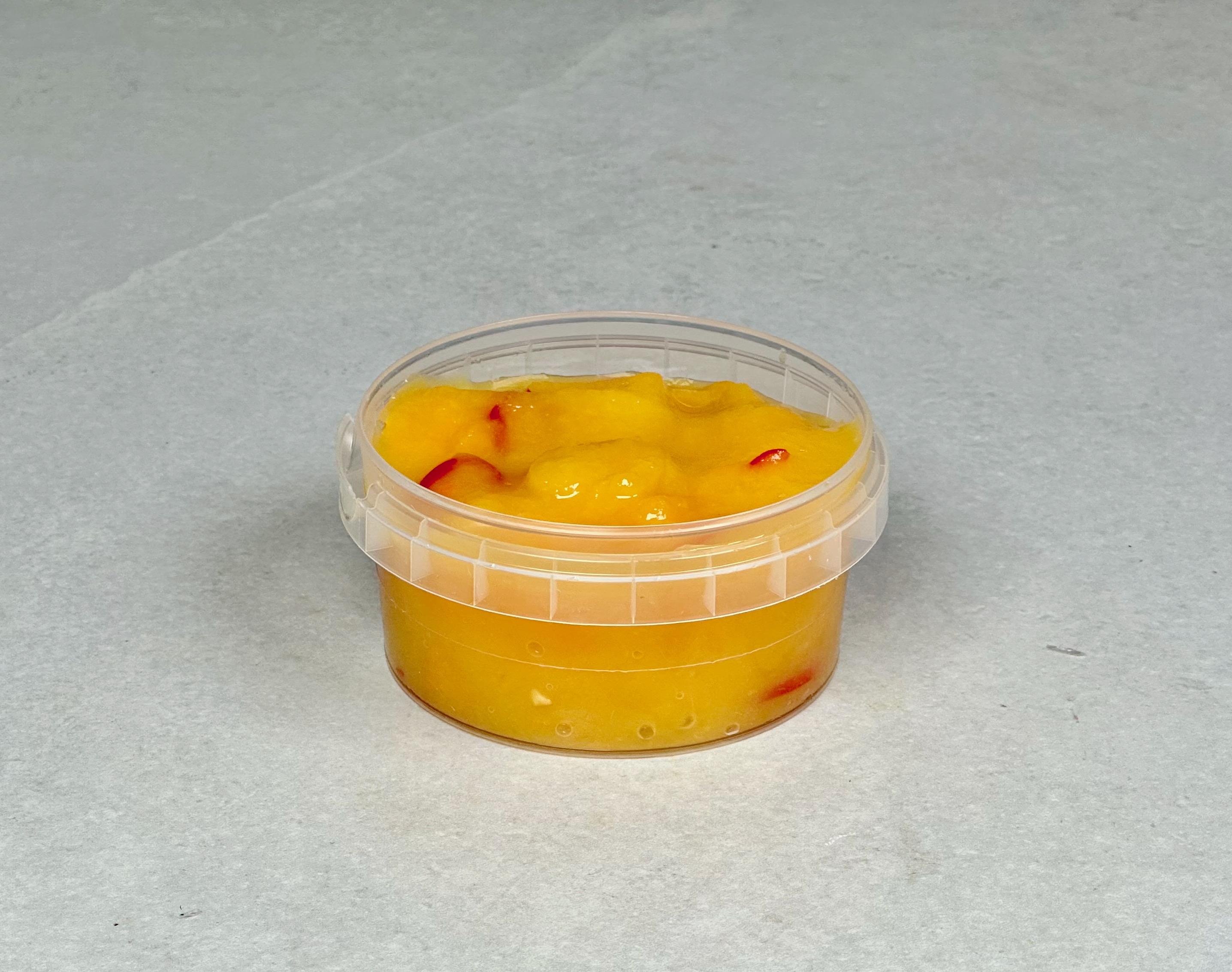 Mango/ananas-puré, hjemmelaget