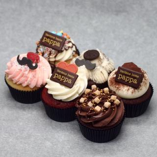 6 cupcakes Father's Day / Farsdag